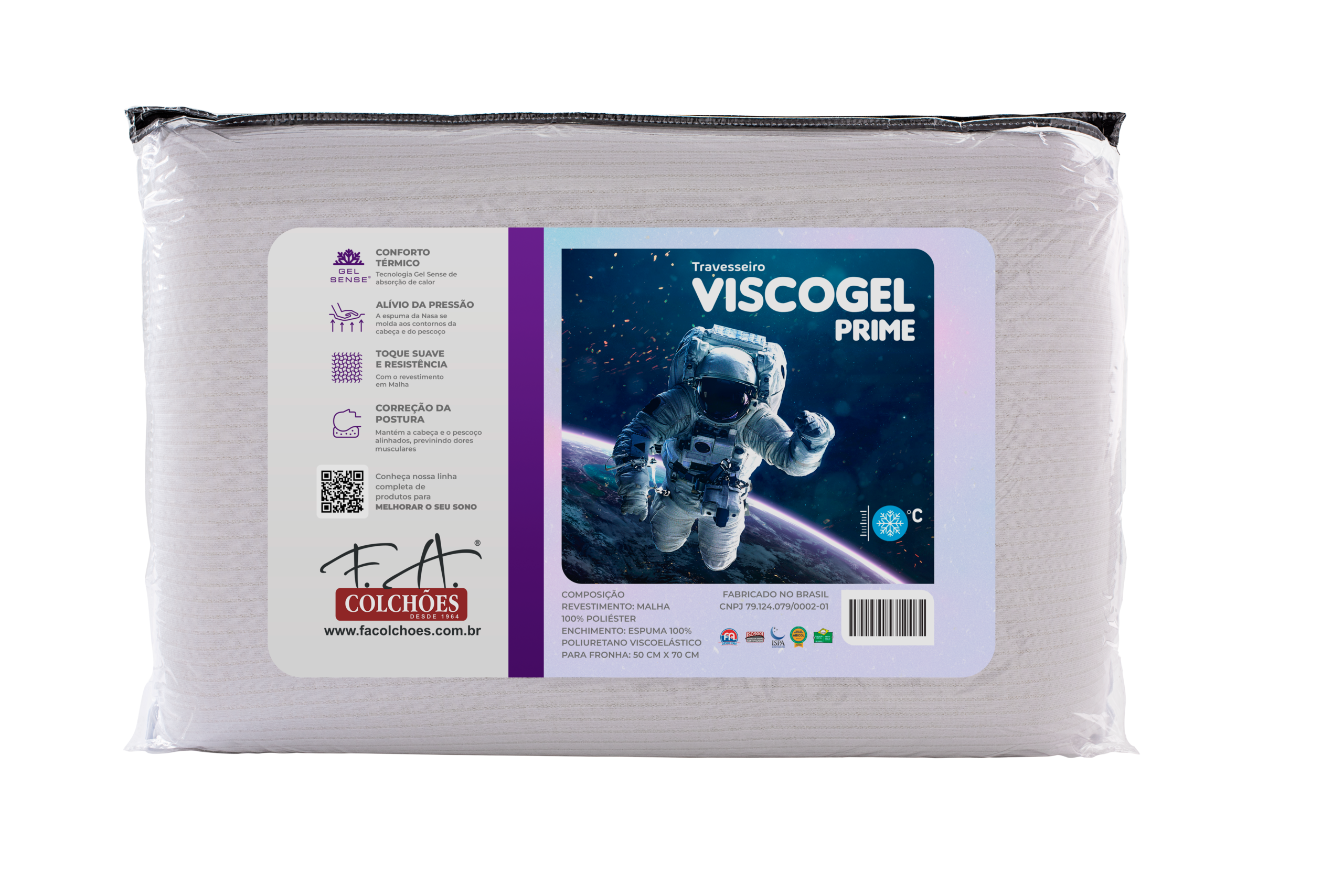 Visco Prime 1 - Travesseiro